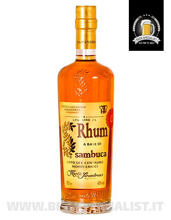 SARANDREA "Rhum a BASE DI SAMBUCA" 70cl.